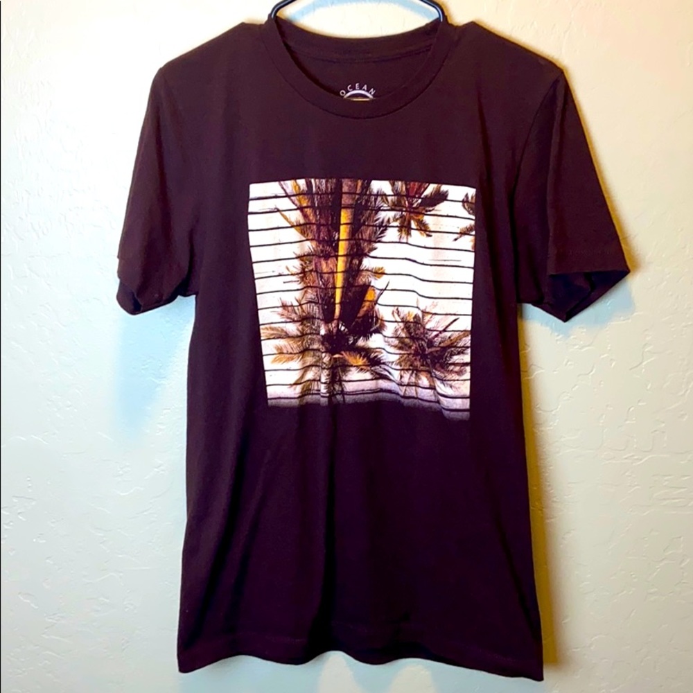 Brown graphic T-shirt